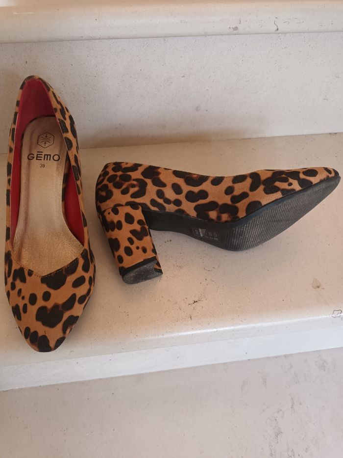 Escarpins leopard T 38 - photo numéro 4