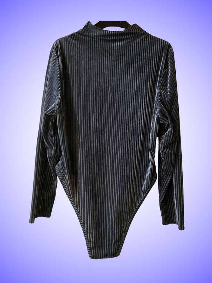 Body Bleu Gris Taille 46 XXXL Shein - photo numéro 2