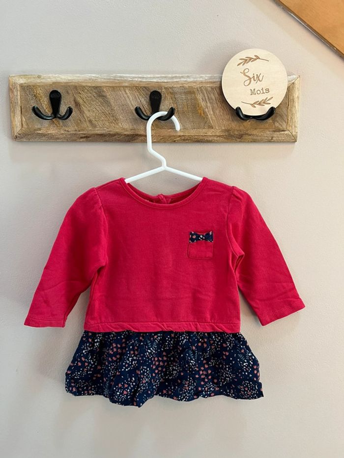 Robe bi matière du pareil au même 6 mois