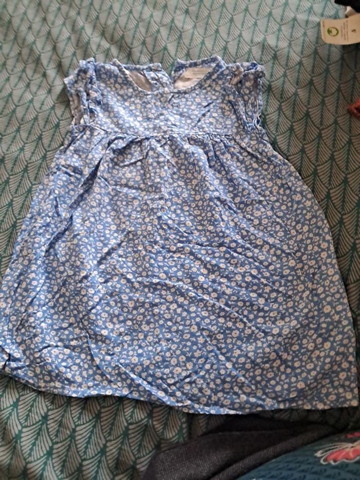 Robe d'été manches courtes fille