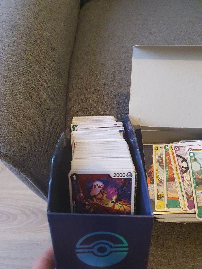 Lot de 1200 cartes one piece op09 et op13 français - photo numéro 3