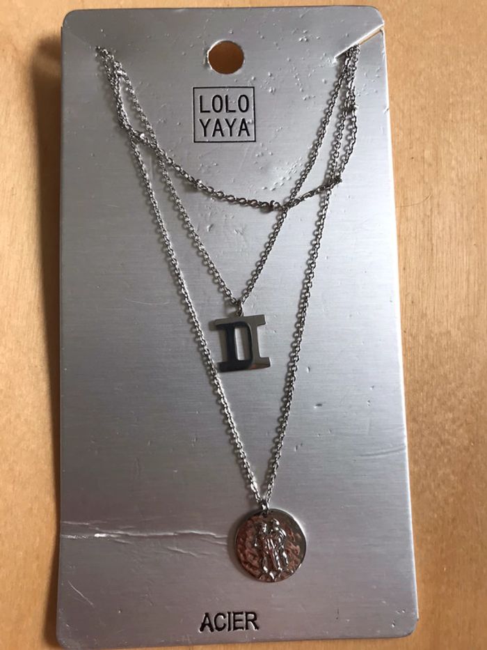 Trio de collier gémeaux