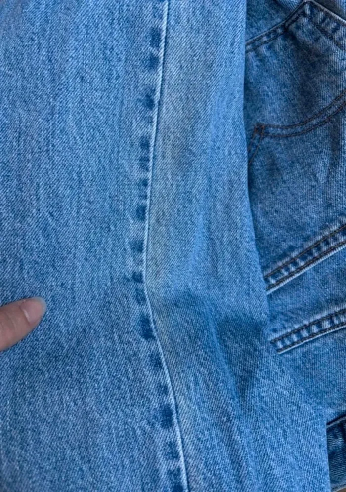 Jean Levi’s femme unisexe 505 Regular Fit straight droit taille haute 6XL/52 Bleu Mexico rare - photo numéro 12