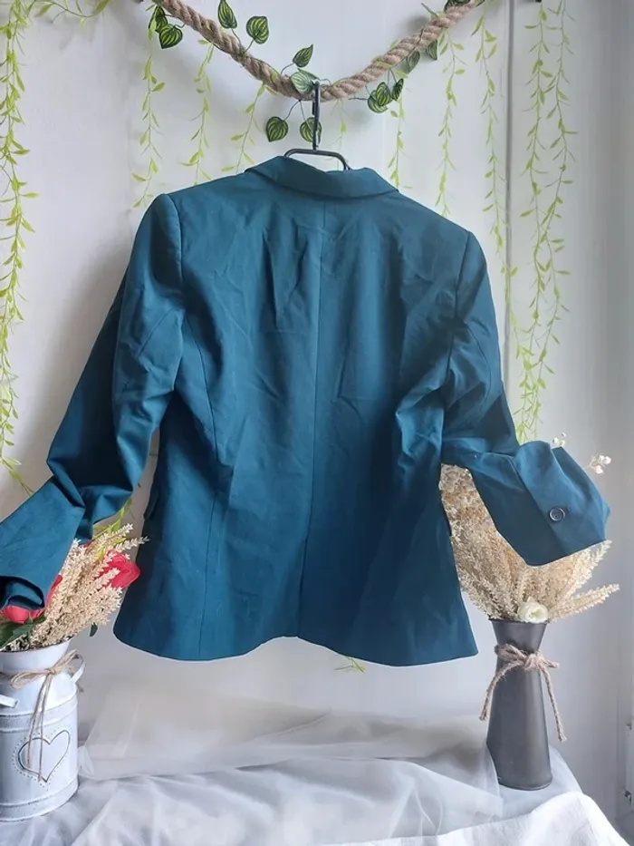 Blazer Zara – 40 – Vert – État : Excellent - photo numéro 2