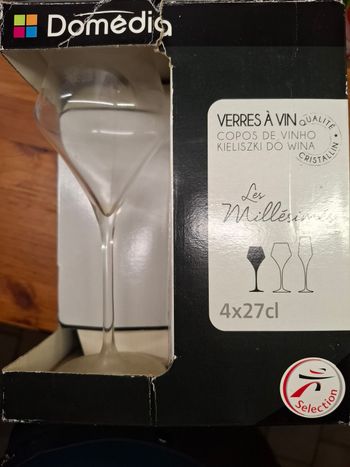 4 verres à vin
