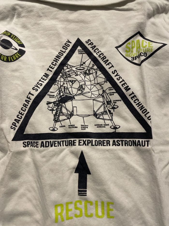 T shirt à manche longue 3 pommes 4/5 ans - photo numéro 2