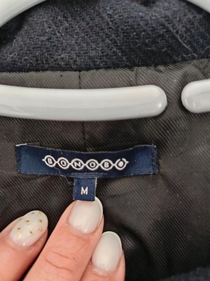 Manteau bleu marine bonobo - photo numéro 3