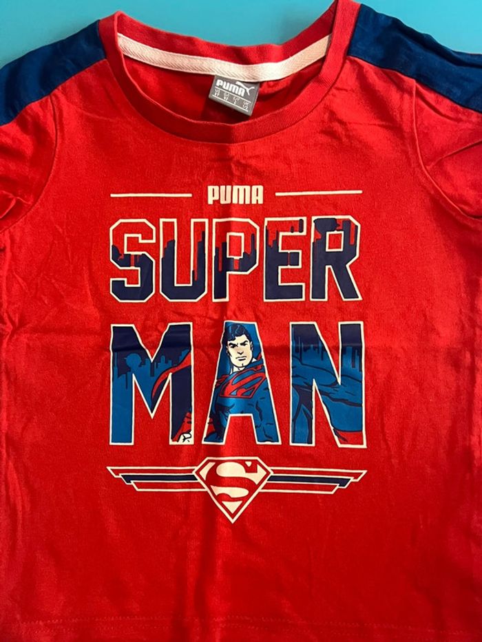 T shirt superman puma rouge - photo numéro 2