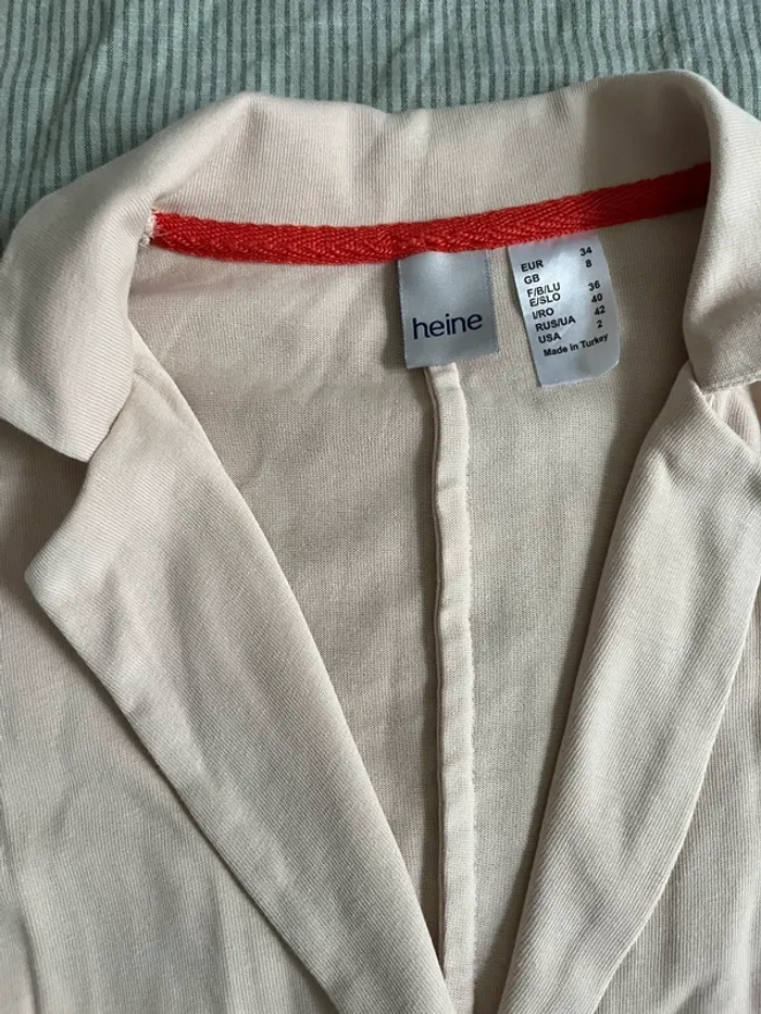 Blazer beige heine 34 - photo numéro 3