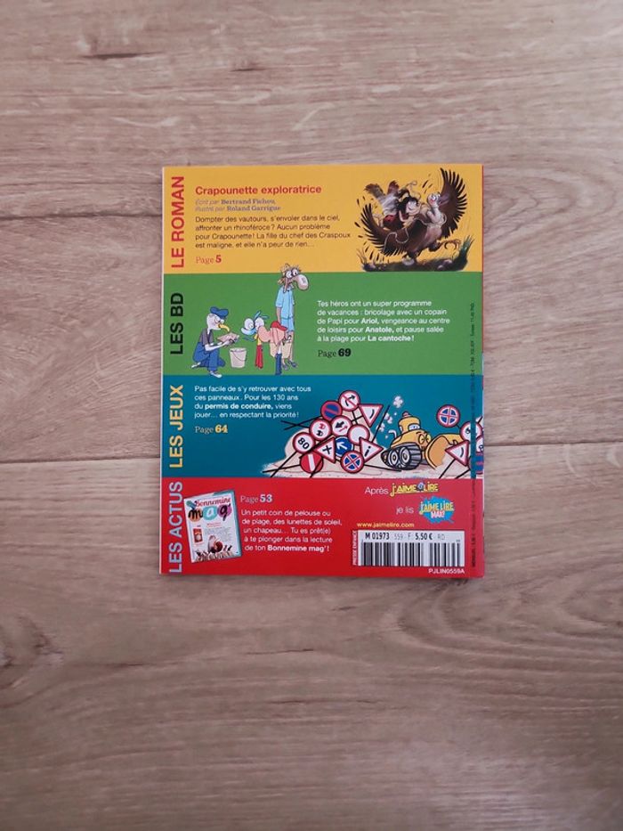 Livre J'aime Lire "Crapounette exploratrice n°559 août 2023 édition Bayard - photo numéro 2