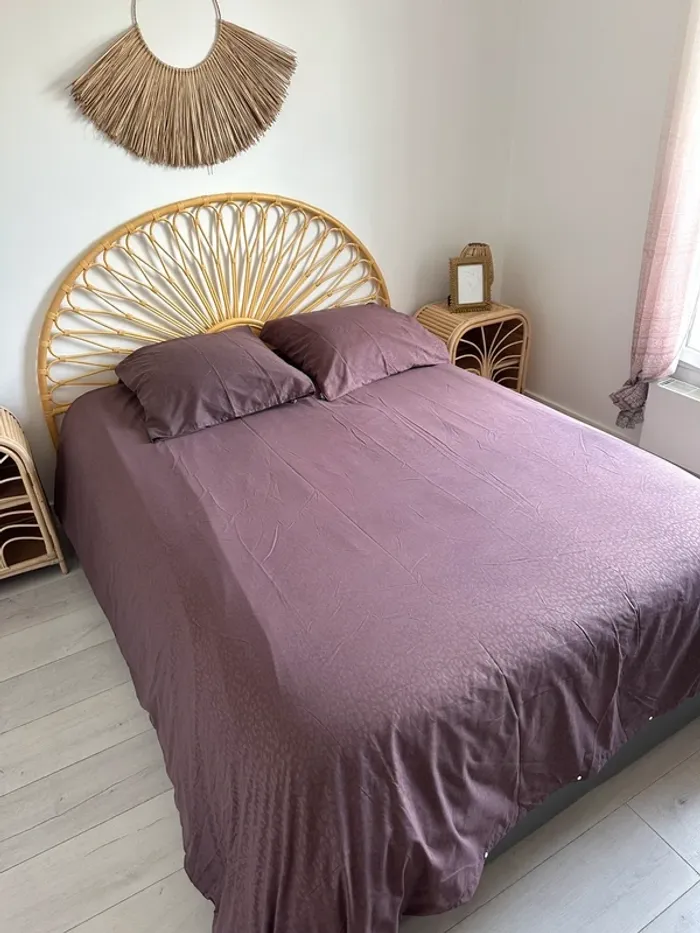 Housse de couette prune imprimé léopard 🍇 - photo numéro 2