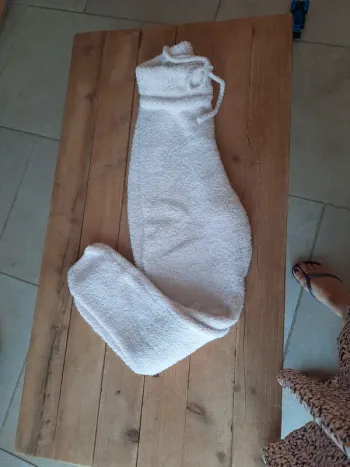 Pantalon molletonné rose grossesse
