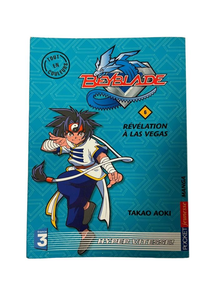 Livre manga Beyblade révélation à Las Vegas N•6