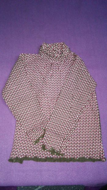 Sous pull marron 5 ans fille