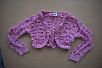 Boléro  ajouré 12/18 mois