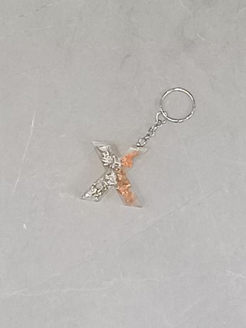 Porte clefs lettre X