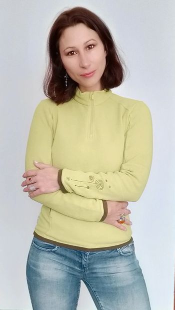 Pull polaire anis 36