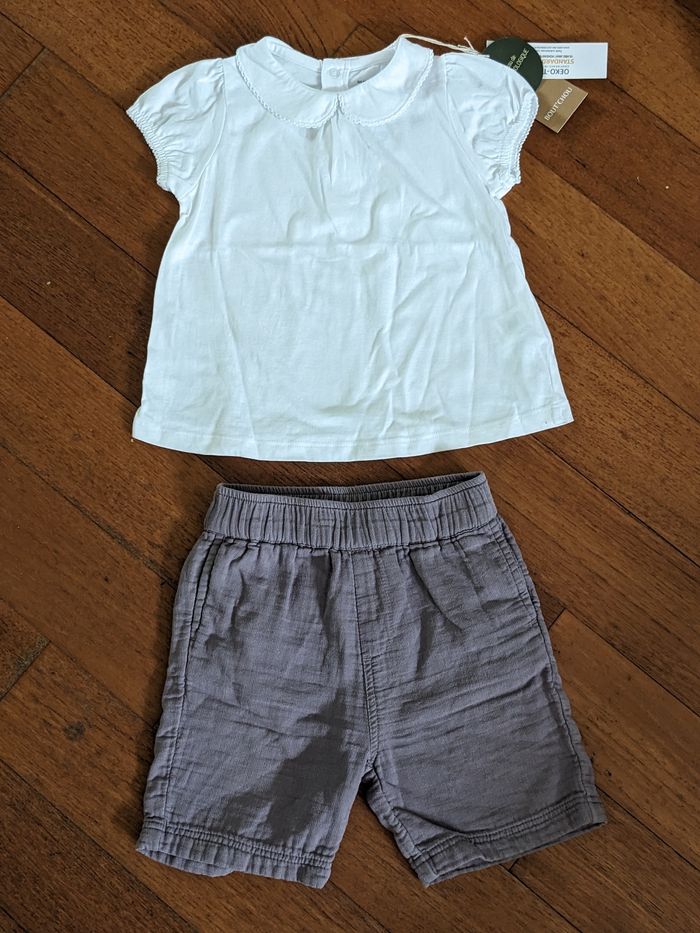Ensemble 24 mois monoprix coton bio