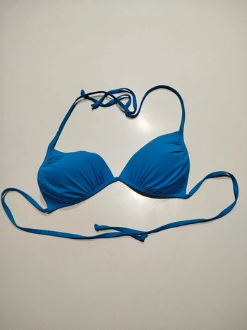 Haut de maillot de bain bleu