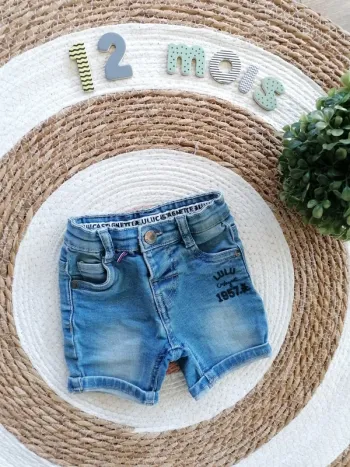 Short en jean - Lulu Castagnette - 12 mois
