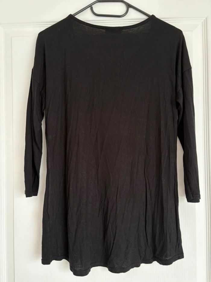 T-shirt manches 3/4 léopard Yessica taille M très bon état - photo numéro 3