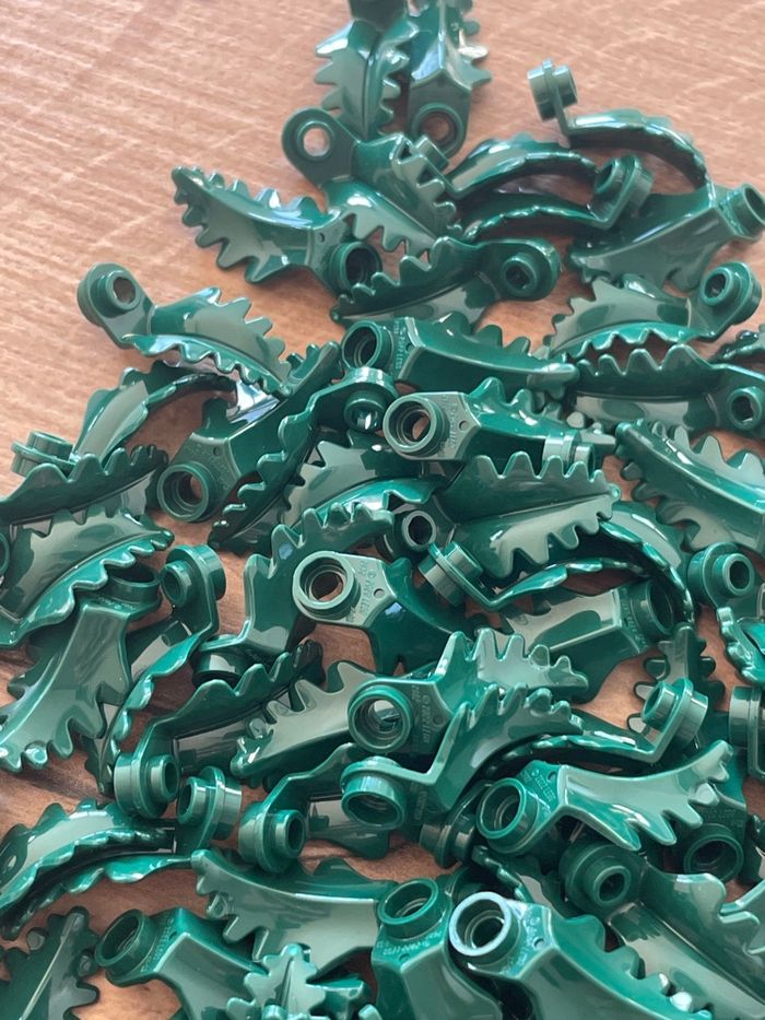 Lot de 100 feuilles LEGO type fougère réf 6447541 - photo numéro 4