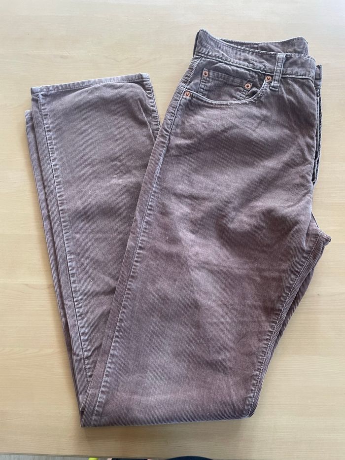 Levis en velours vieux rose - w33l36 - photo numéro 3