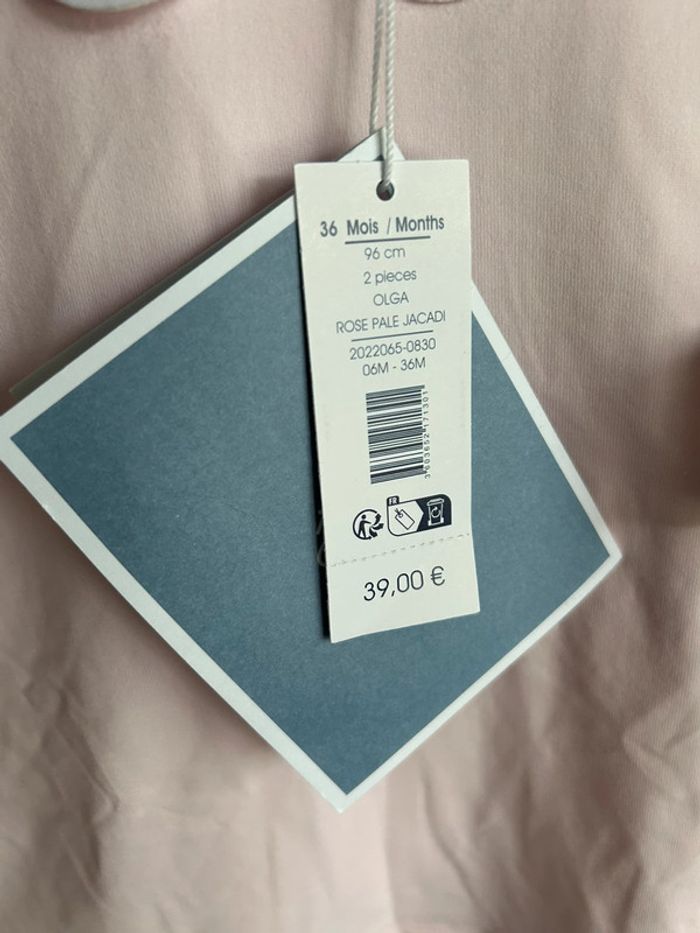 Maillot de bain anti uv Jacadi fille 36 mois neuf - photo numéro 2