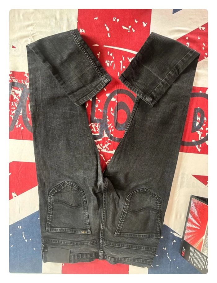 Jeans Lee noir chiné taille 38 slim - photo numéro 14