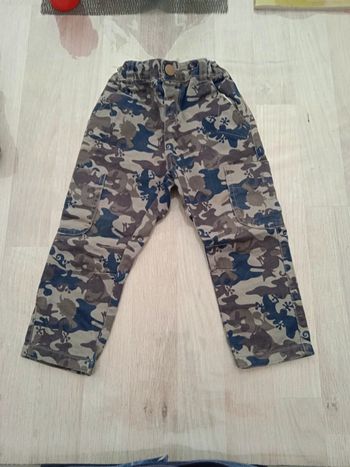 Pantalon militaire bleu