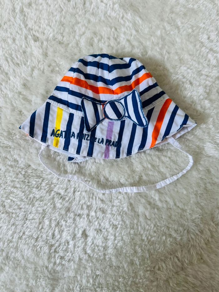 Jolie chapeau bébé fille | Taille 42 | 3 / 6 mois