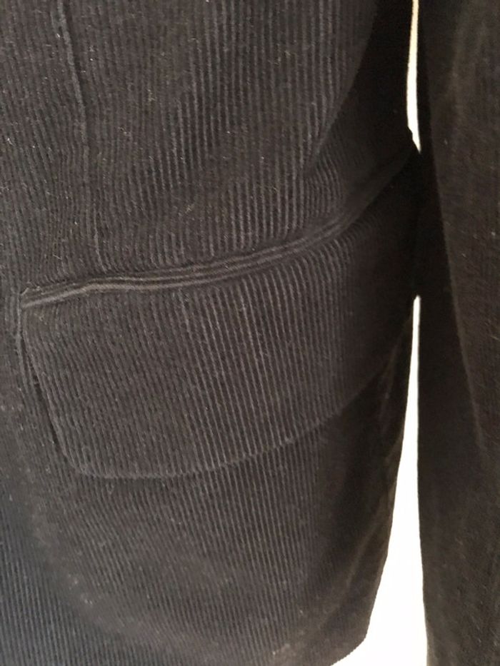 Veste blazer velours noir homme Taille M Celio casual - photo numéro 3