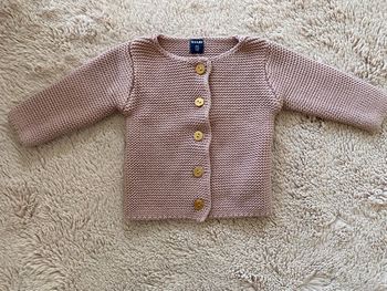 Gilet en laine rose