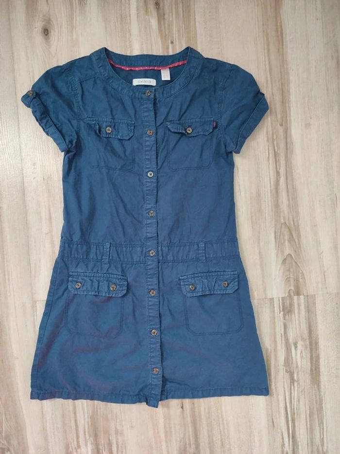 Robe bleue marine 8 ans Okaïdi