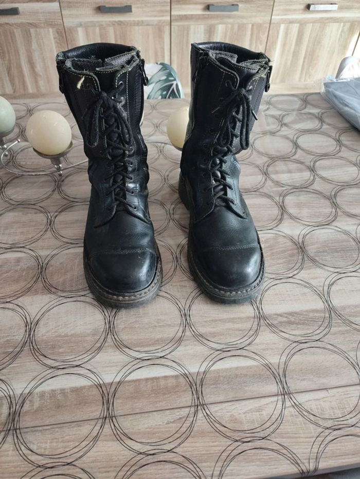 Rangers pompiers ou botte moto taille 43 - photo numéro 2