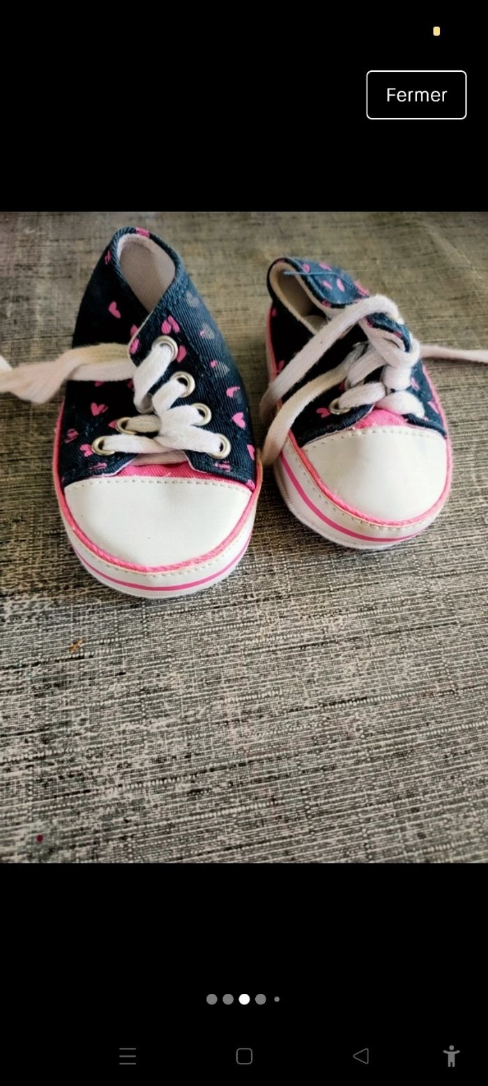 Lot de chaussure fille 6 mois - photo numéro 8