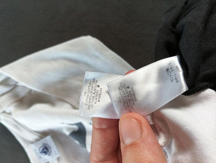 Lot de 2 bodies manches longues Mixte 6 mois couronne ancre Petit bateau 100% coton - photo numéro 4