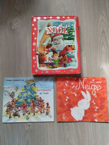 Lot de 3 livres de Noël ❤️