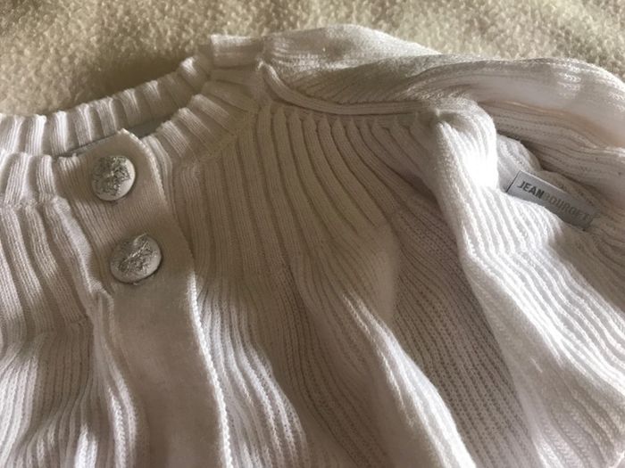 Ensemble fille robe blanc gris 1 mois - photo numéro 4