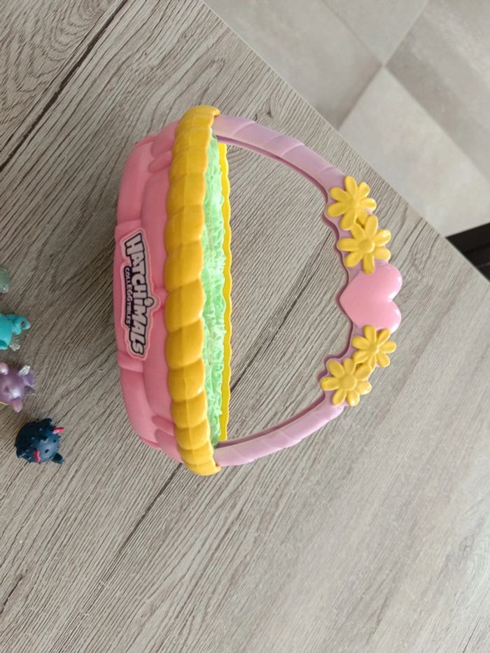 Pâques figurines hatchimals et  panier - photo numéro 5
