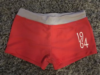 Maillot de bain short garçon Verbaudet rouge gris