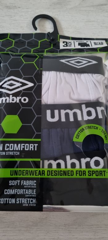 Lot de 3 boxers umbro enfants