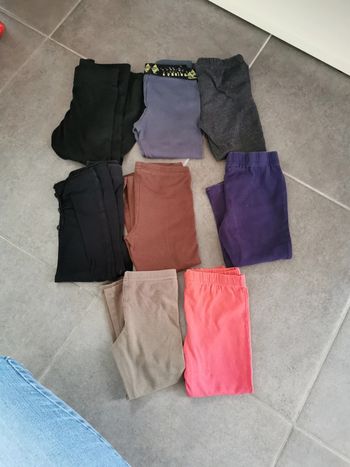Lot de 8 leggings en 4 ans