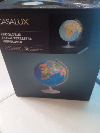 Globe terrestre avec éclairage apprentissage actif