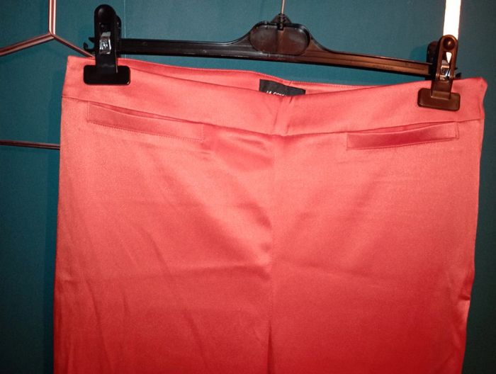 Pantalon satin corail - photo numéro 3