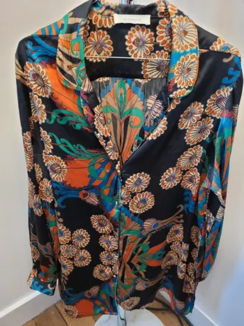 Chemises noir à motifs colorés - Promod