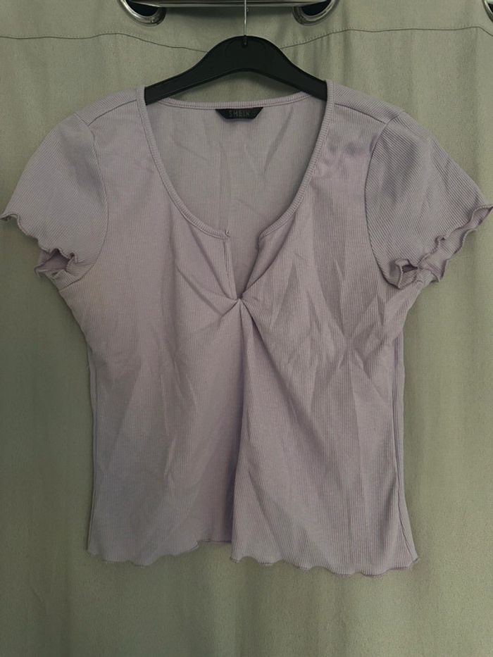 T-shirt lilas