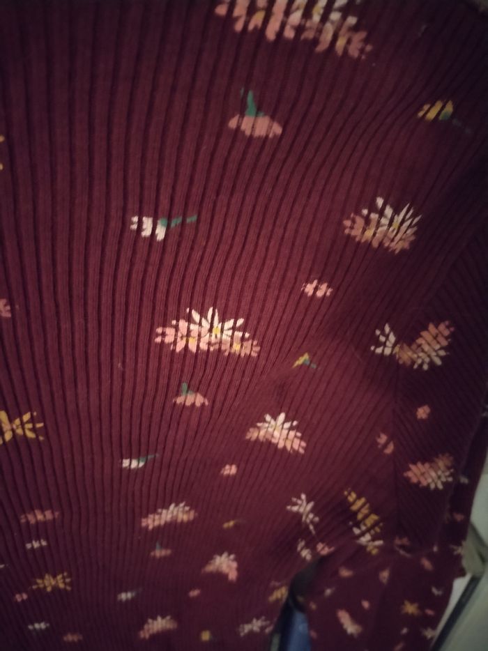 Haut manches longues motifs fleurs "TQF Collection" 100% coton neuf - photo numéro 6