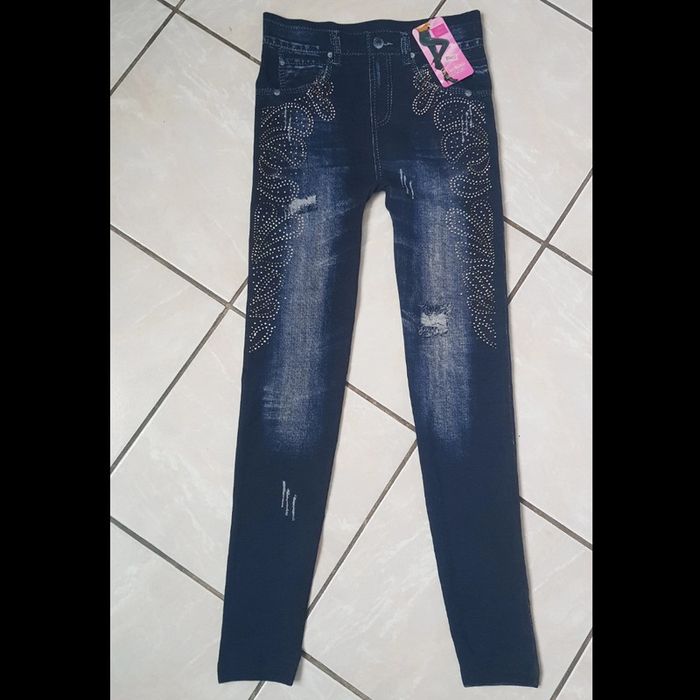🎀 NEUF jeggins à strass