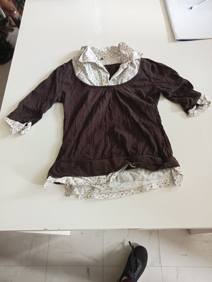 T-shirt mi manche fille